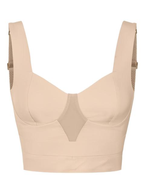 ELISABETTA FRANCHI zigzag topstitching top