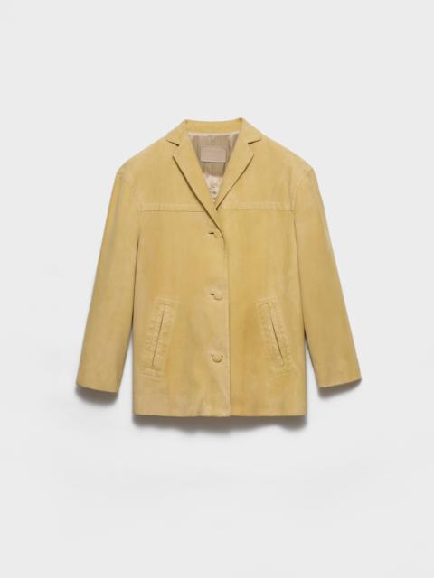 Prada Suede caban jacket
