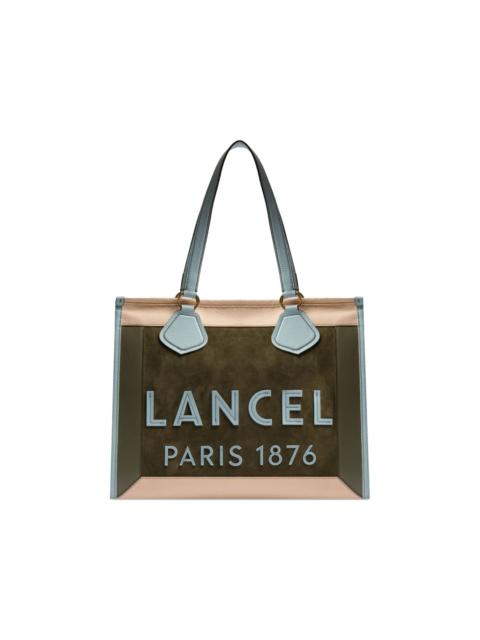 LANCEL logo zip tote bag