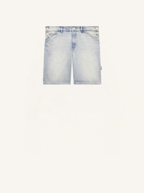 courrèges SAILOR DENIM SHORTS