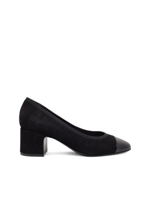 CASADEI cap-toe block-heel pumps