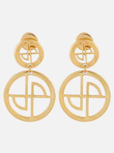 PATOU Logo drop earrings