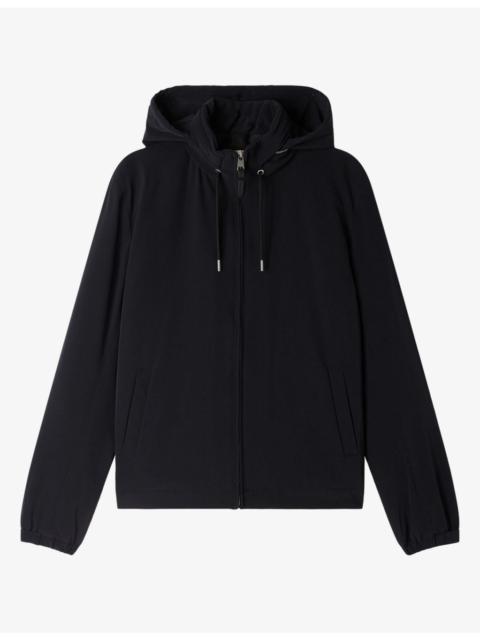 Sandro Hooded Zip-Up Shell Jacket