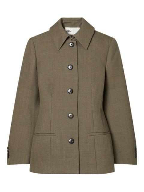 TORY BURCH button wool jacket