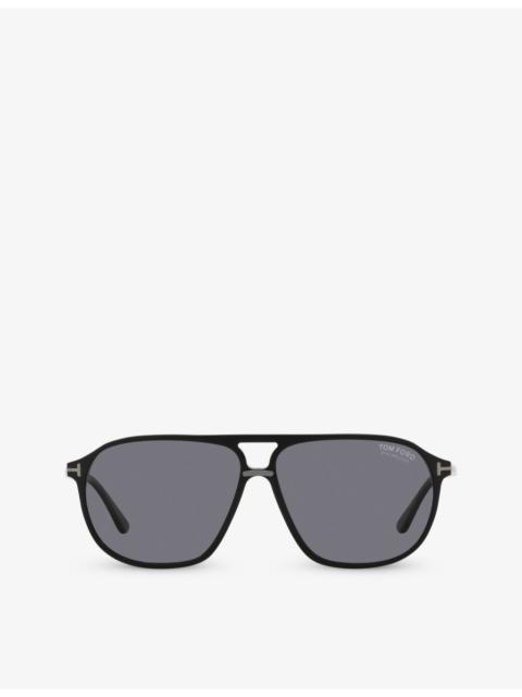 TOM FORD TR001634 Bruce aviator-frame acetate sunglasses