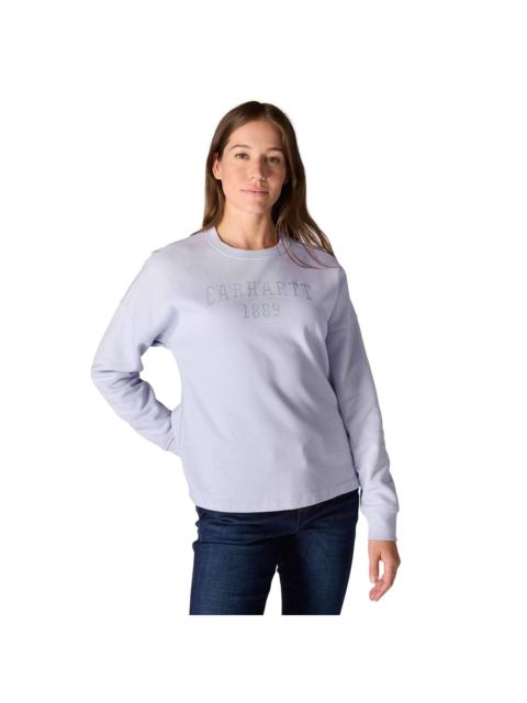 Carhartt Women's Loose Fit Midweight Carhartt Graphic Sweatshirt