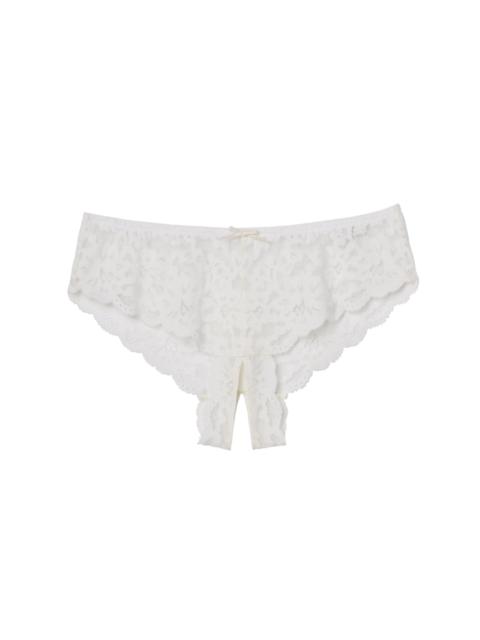 Fleur du Mal Charlotte Crotchless Panty