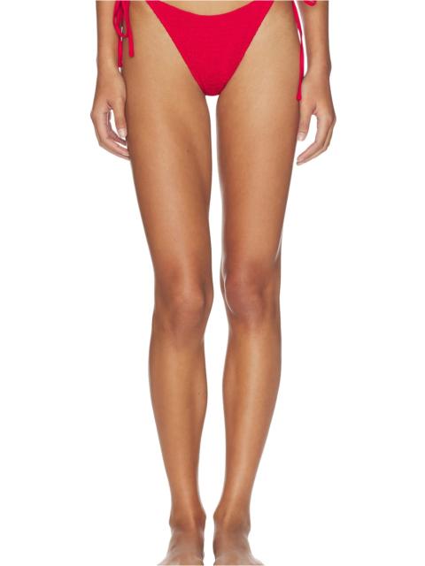 Frankies Bikinis Soleil Smocked Bikini Bottom