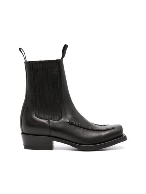 HEREU Agulla 45mm leather ankle boots