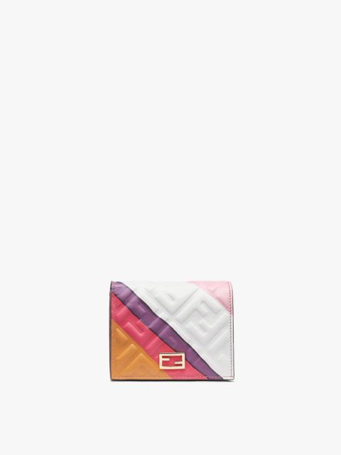 FENDI White nappa leather wallet