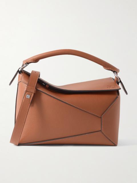 Loewe Puzzle Edge Small Textured-leather Shoulder Bag