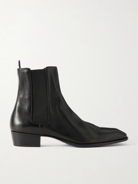 SAINT LAURENT Stanton Leather Chelsea Boots