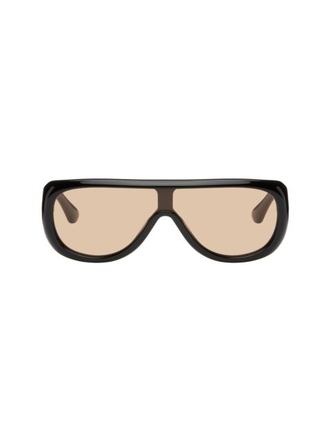 PORT TANGER SSENSE Exclusive Black Sayf Sunglasses | REVERSIBLE