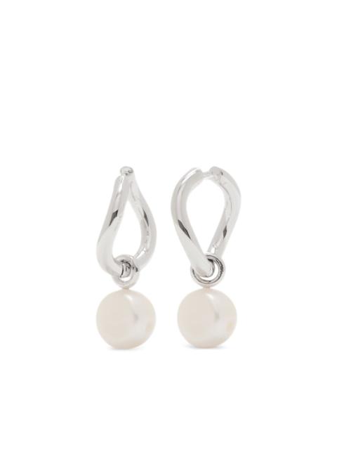 ASTRID & MIYU Serenity pearl-charm earrings