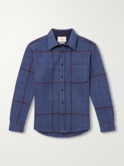 Portuguese Flannel Upper Checked Cotton-Woven Overshirt