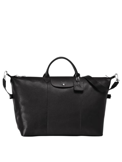 Longchamp Le Foulonné M Travel bag Black - Leather