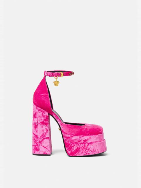 Medusa Aevitas Velvet Platform Pumps