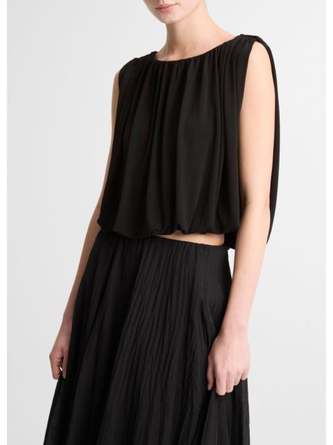 Vince Matte Jersey Bubble Top