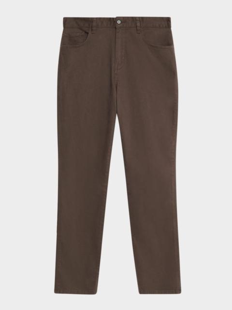 Vince Men's Dylan Peached Cotton 5-Pocket Pants