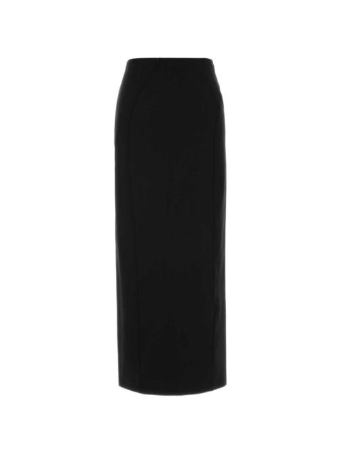Jil Sander panelled rear-slit midi skirt