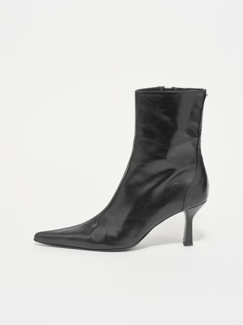 Slim Boot True Dyed Black Leather