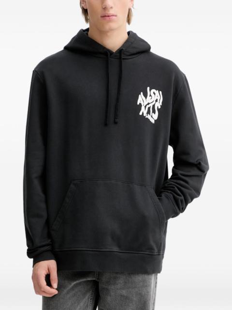 ALLSAINTS graphic drawstring hoodie
