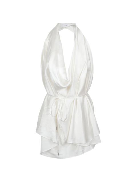 WARDROBE.NYC tie-waist open-back top