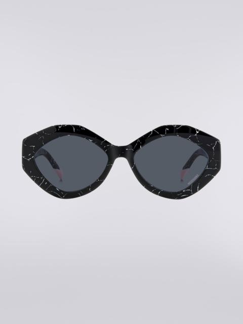 Missoni Oval-shaped sunglasses with metal logo application