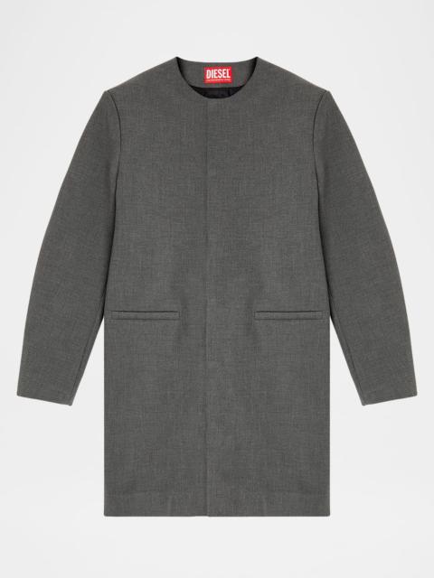 Diesel Men's Long Neoprene Coat