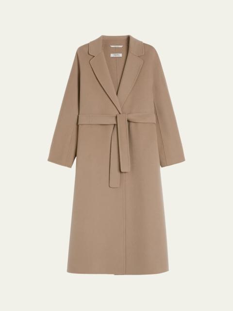 Max Mara Esturia Wool Belted Wrap Coat