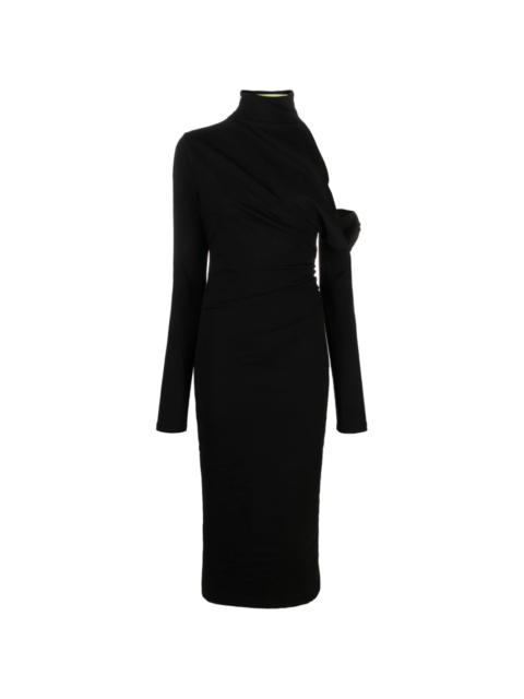 Teresa asymmetric midi dress