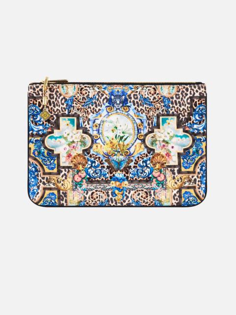 CAMILLA SMALL CANVAS CLUTCH SEVILLIAN STYLE