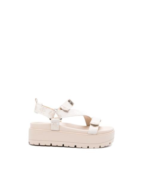 GUESS USA logo strap sandals
