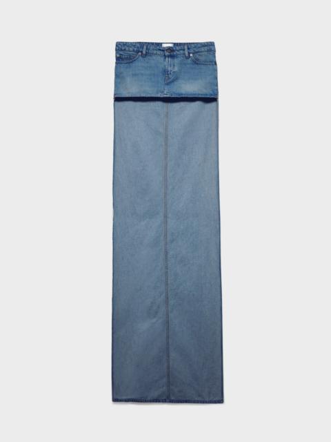 7 For All Mankind ASYMETRIC MINI SKIRT