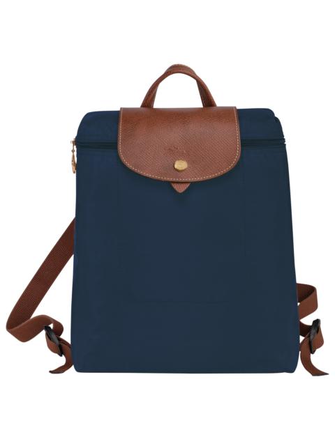 Longchamp Le Pliage Original M Backpack Navy - Recycled canvas
