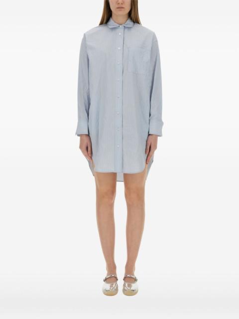 MICHAEL KORS pinstripe button-up shirt dress