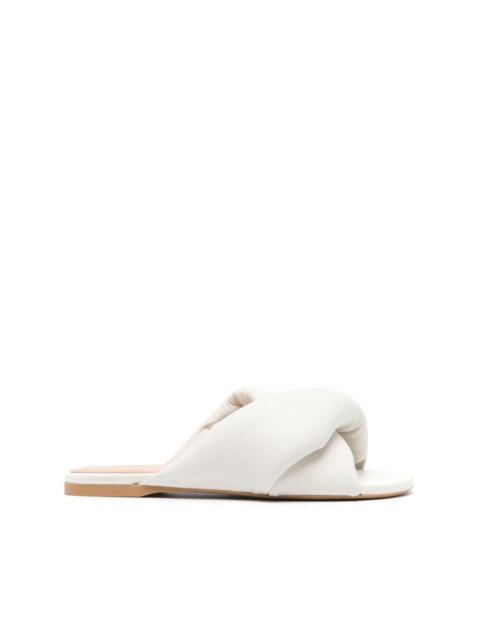 JW Anderson leather flat sandals