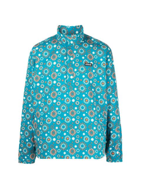 graphic-print organic-cotton jacket