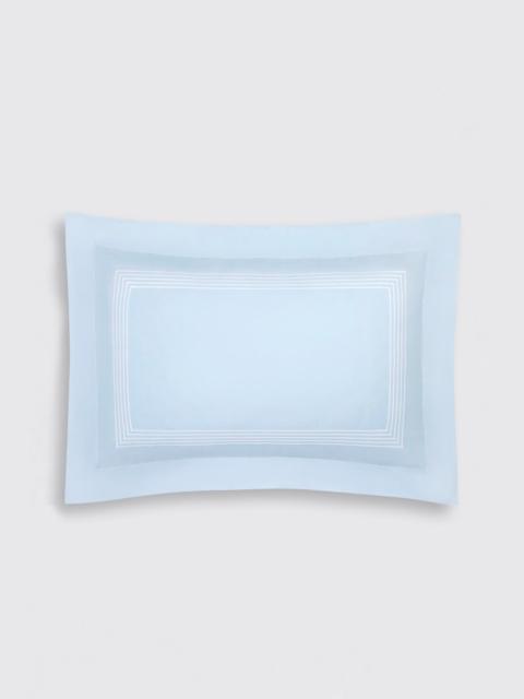 EMILIA WICKSTEAD Georgia Pillow Slip in Blue & White Cotton