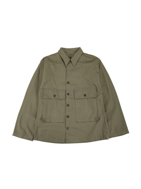 The Real McCoys MJ22013 U.S.N. Jackets Herringbone Twill Olive