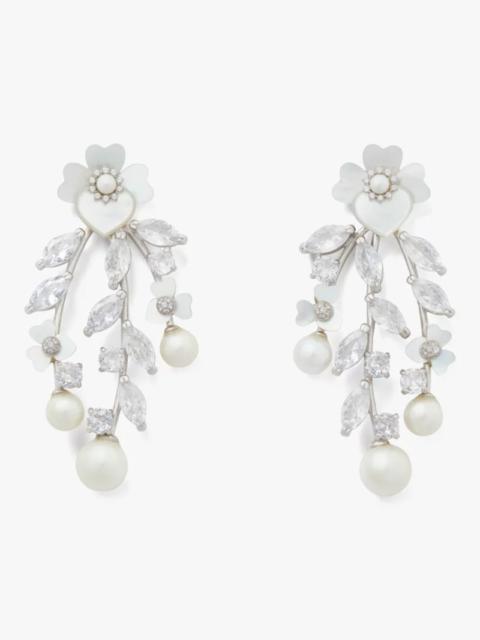 kate spade Precious Pansy Chandelier Earrings
