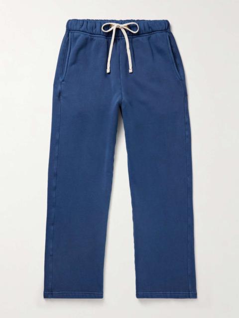 LES TIEN Straight-Leg Garment-Dyed Cotton-Jersey Sweatpants