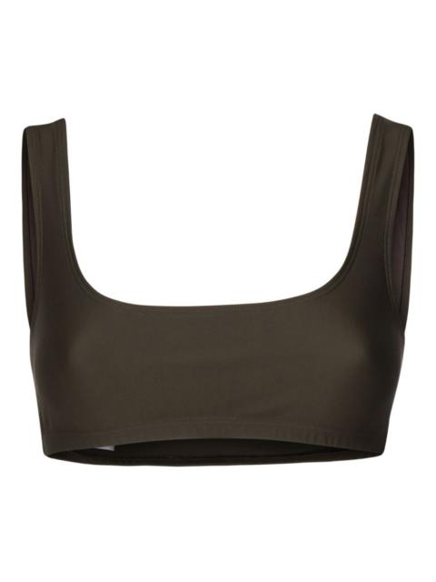 THE ANDAMANE square-neck top