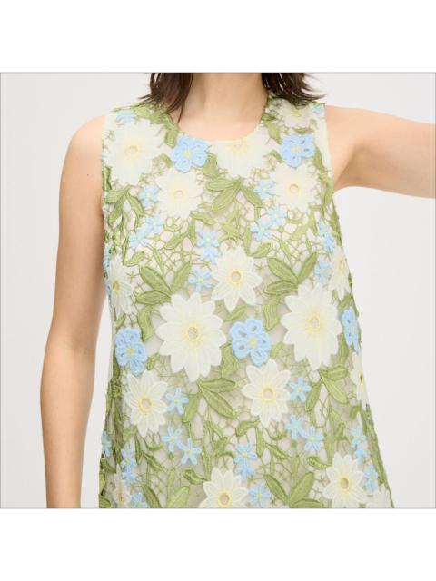 Sam Edelman Blue Spring Sleeveless Sheath Mini Dress