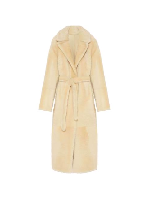 Yves Salomon shearling reversible coat