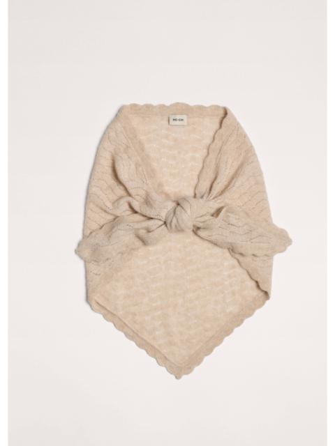 ME+EM Scallop Triangle Scarf