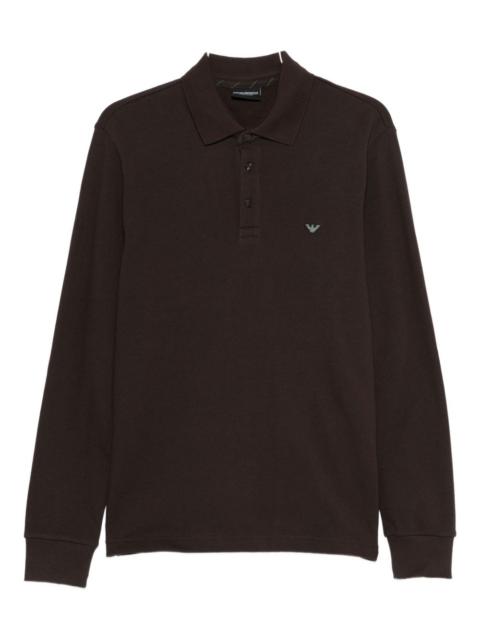 EMPORIO ARMANI long sleeve polo shirt