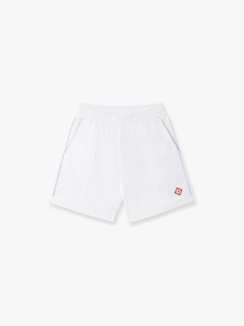 CASABLANCA White Towelling Shorts | Casablanca Paris