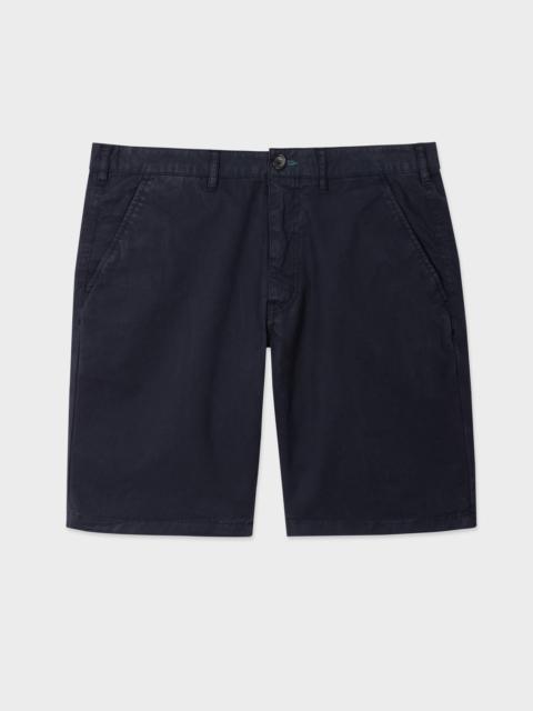 Paul Smith Cotton-Blend Zebra Logo Shorts