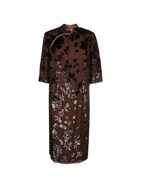 Pierre-Louis Mascia floral-pattern midi dress